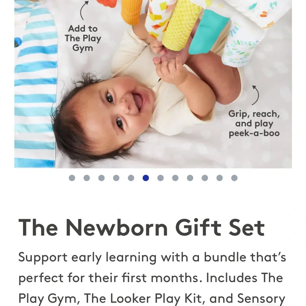 Lovery Colorful Newborn Play Gym and Toy Set